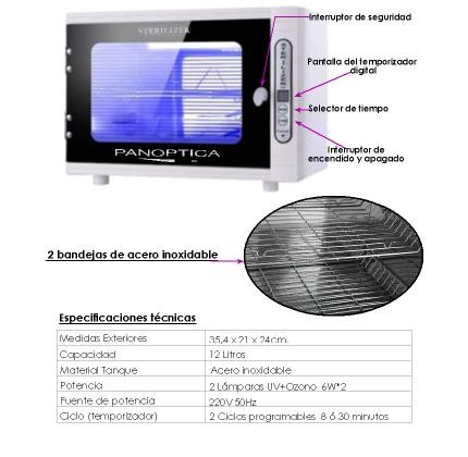 Esterilizador UV + Ozono