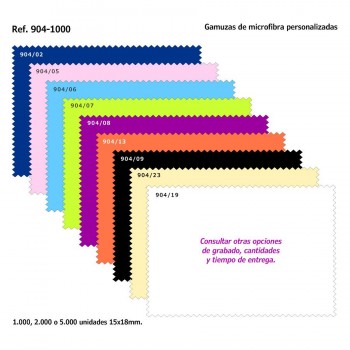 Gamuza de microfibra personalizada